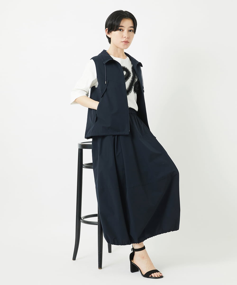 PHJGB40330 GEORGES RECH(小さいサイズ)(メゾン ドゥ サンク)  [セットアップ対応]テックスブリッドタフタ4WAYベスト ネイビー