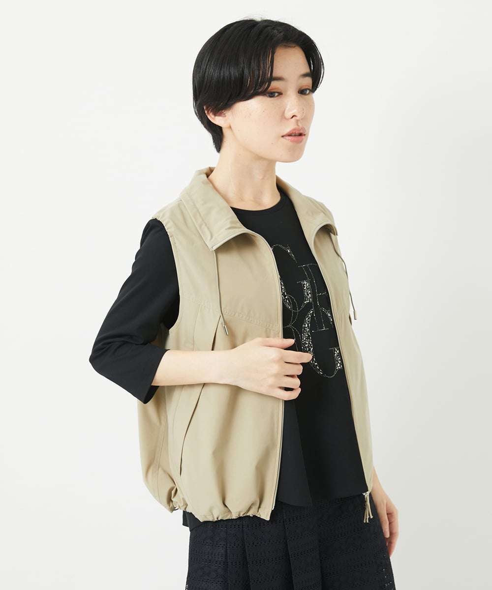 PHJGB40330 GEORGES RECH(小さいサイズ)(メゾン ドゥ サンク)  [セットアップ対応]テックスブリッドタフタ4WAYベスト ネイビー