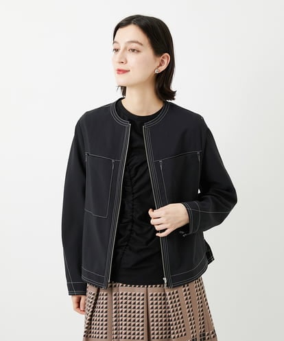 PHJGD12360 GEORGES RECH(小さいサイズ) [セットアップ対応]ノーカラージップジャケット