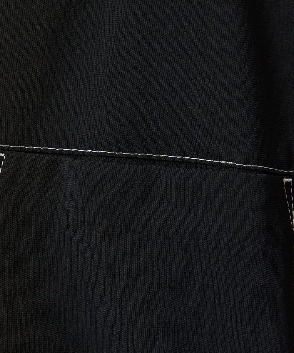 PHJGD12360 GEORGES RECH(小さいサイズ)(メゾン ドゥ サンク)  [セットアップ対応]ノーカラージップジャケット ブラック