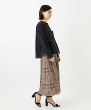 PHJGD12360 GEORGES RECH(小さいサイズ)(メゾン ドゥ サンク)  [セットアップ対応]ノーカラージップジャケット ブラック