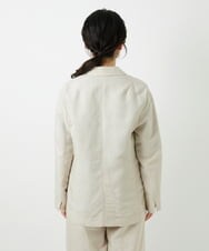 PHJGD31390 GEORGES RECH(小さいサイズ)(メゾン ドゥ サンク)  [セットアップ対応]フレンチリネンテーラードジャケット ベージュ