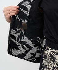 PHJGD37330 GEORGES RECH(小さいサイズ)(メゾン ドゥ サンク) メッシュアップリケノーカラージャケット ブラック