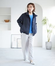 PHJGE35450 GEORGES RECH(小さいサイズ)(メゾン ドゥ サンク) グログランショートマウンテンパーカー ベージュ