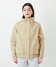 PHJGE35450 GEORGES RECH(小さいサイズ)(メゾン ドゥ サンク) グログランショートマウンテンパーカー ベージュ