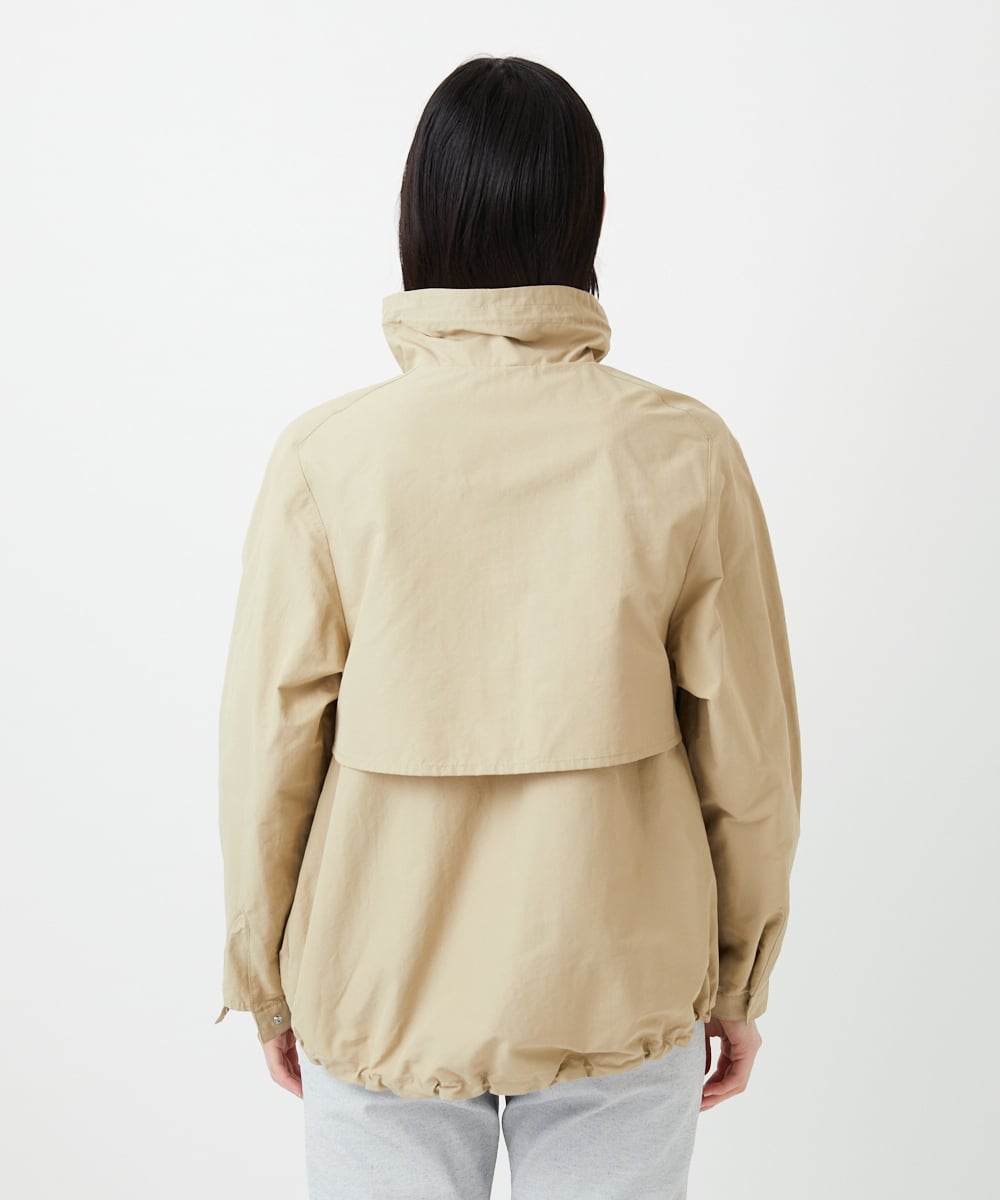 PHJGE35450 GEORGES RECH(小さいサイズ)(メゾン ドゥ サンク) グログランショートマウンテンパーカー ベージュ