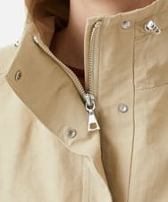 PHJGE35450 GEORGES RECH(小さいサイズ)(メゾン ドゥ サンク) グログランショートマウンテンパーカー ベージュ