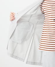 PHJGE40330 GEORGES RECH(小さいサイズ)(メゾン ドゥ サンク)  [セットアップ対応]4WAYタフタロングジレ ライトグレー