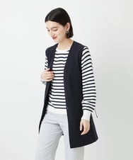 PHJGE40330 GEORGES RECH(小さいサイズ)(メゾン ドゥ サンク)  [セットアップ対応]4WAYタフタロングジレ ライトグレー