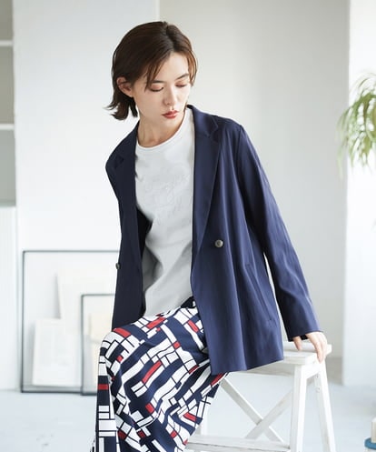 PHJGE47390 GEORGES RECH(小さいサイズ) ダブルブレストテーラードジャケット