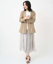 PHJGE47390 GEORGES RECH(小さいサイズ)(メゾン ドゥ サンク) ダブルブレストテーラードジャケット ベージュ