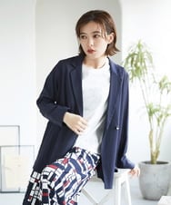 PHJGE47390 GEORGES RECH(小さいサイズ)(メゾン ドゥ サンク) ダブルブレストテーラードジャケット ベージュ