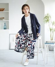 PHJGE47390 GEORGES RECH(小さいサイズ)(メゾン ドゥ サンク) ダブルブレストテーラードジャケット ベージュ