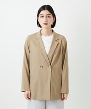 PHJGE47390 GEORGES RECH(小さいサイズ)(メゾン ドゥ サンク) ダブルブレストテーラードジャケット ベージュ