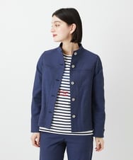 PHJGE52390 GEORGES RECH(小さいサイズ)(メゾン ドゥ サンク) シェルタリングドライオックスジャケット ネイビー