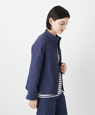 PHJGE52390 GEORGES RECH(小さいサイズ)(メゾン ドゥ サンク) シェルタリングドライオックスジャケット ライトグレー