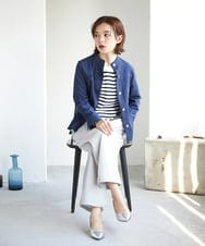 PHJGE52390 GEORGES RECH(小さいサイズ)(メゾン ドゥ サンク) シェルタリングドライオックスジャケット ライトグレー