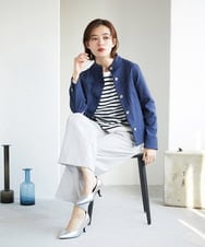 PHJGE52390 GEORGES RECH(小さいサイズ)(メゾン ドゥ サンク) シェルタリングドライオックスジャケット ライトグレー