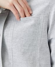 PHJGE52390 GEORGES RECH(小さいサイズ)(メゾン ドゥ サンク) シェルタリングドライオックスジャケット ライトグレー