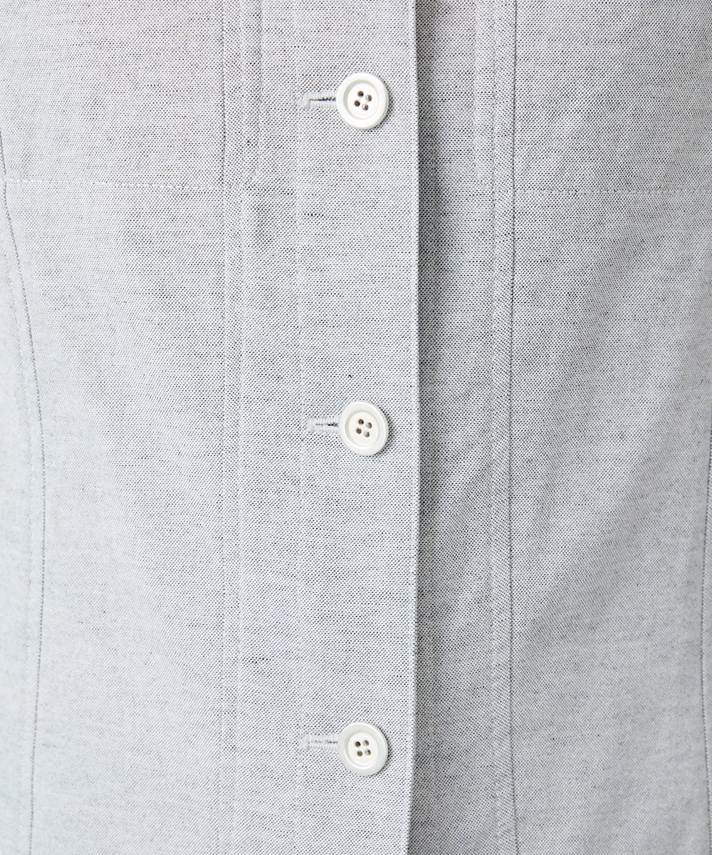 PHJGE52390 GEORGES RECH(小さいサイズ)(メゾン ドゥ サンク) シェルタリングドライオックスジャケット ライトグレー