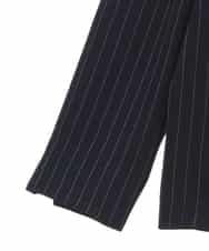 PHJGQ48390 GEORGES RECH(小さいサイズ)(メゾン ドゥ サンク) 【セットアップ対応】ピンストライプショートジャケット ネイビー