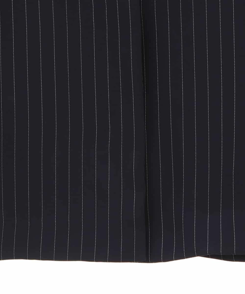PHJGQ48390 GEORGES RECH(小さいサイズ)(メゾン ドゥ サンク) 【セットアップ対応】ピンストライプショートジャケット ネイビー