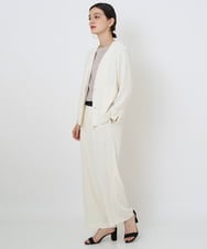 PHJGQ48390 GEORGES RECH(小さいサイズ)(メゾン ドゥ サンク) 【セットアップ対応】ピンストライプショートジャケット ネイビー