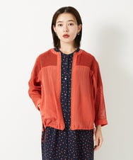 PHJHD44330 GEORGES RECH(小さいサイズ)(メゾン ドゥ サンク) メッシュコンビシアーブルゾン オレンジ