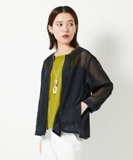 PHJHD44330 GEORGES RECH(小さいサイズ)(メゾン ドゥ サンク) メッシュコンビシアーブルゾン ネイビー