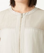PHJHD44330 GEORGES RECH(小さいサイズ)(メゾン ドゥ サンク) メッシュコンビシアーブルゾン ベージュ