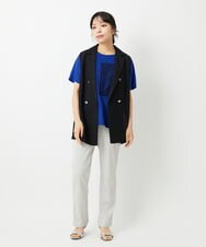 PHJHE60330 GEORGES RECH(小さいサイズ)(メゾン ドゥ サンク) ダブルブレストシアージレ ブラック