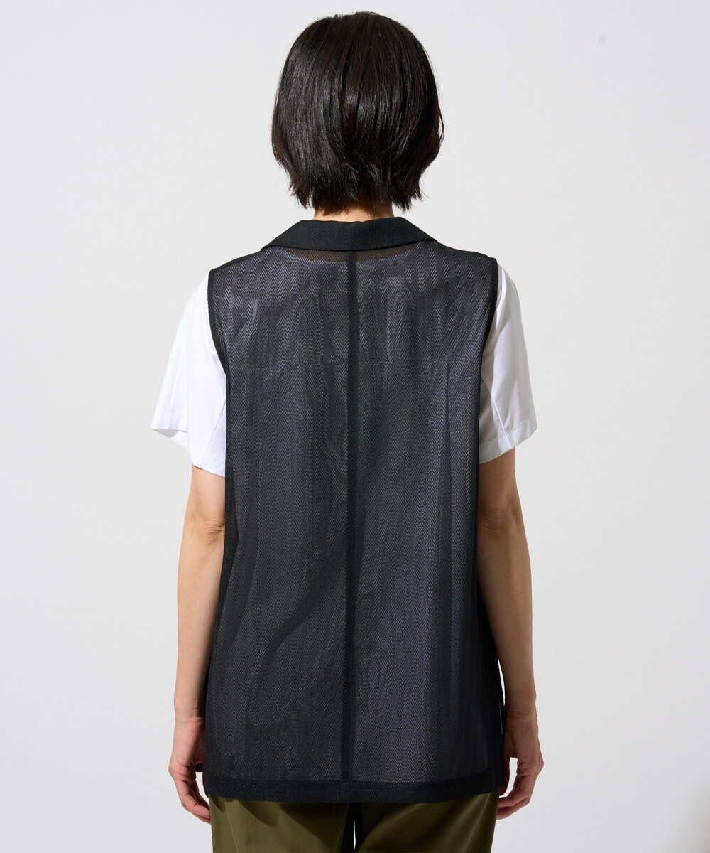 PHJHE60330 GEORGES RECH(小さいサイズ)(メゾン ドゥ サンク) ダブルブレストシアージレ ブラック