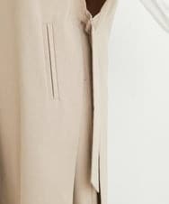 PHJHT01390 GEORGES RECH(小さいサイズ)(メゾン ドゥ サンク) [セットアップ対応]スマッシュリネンサイドスリットジレ ベージュ