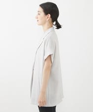 PHJHW30330 GEORGES RECH(小さいサイズ)(メゾン ドゥ サンク) ヴィンテージツイルジレジャケット ライトグレー