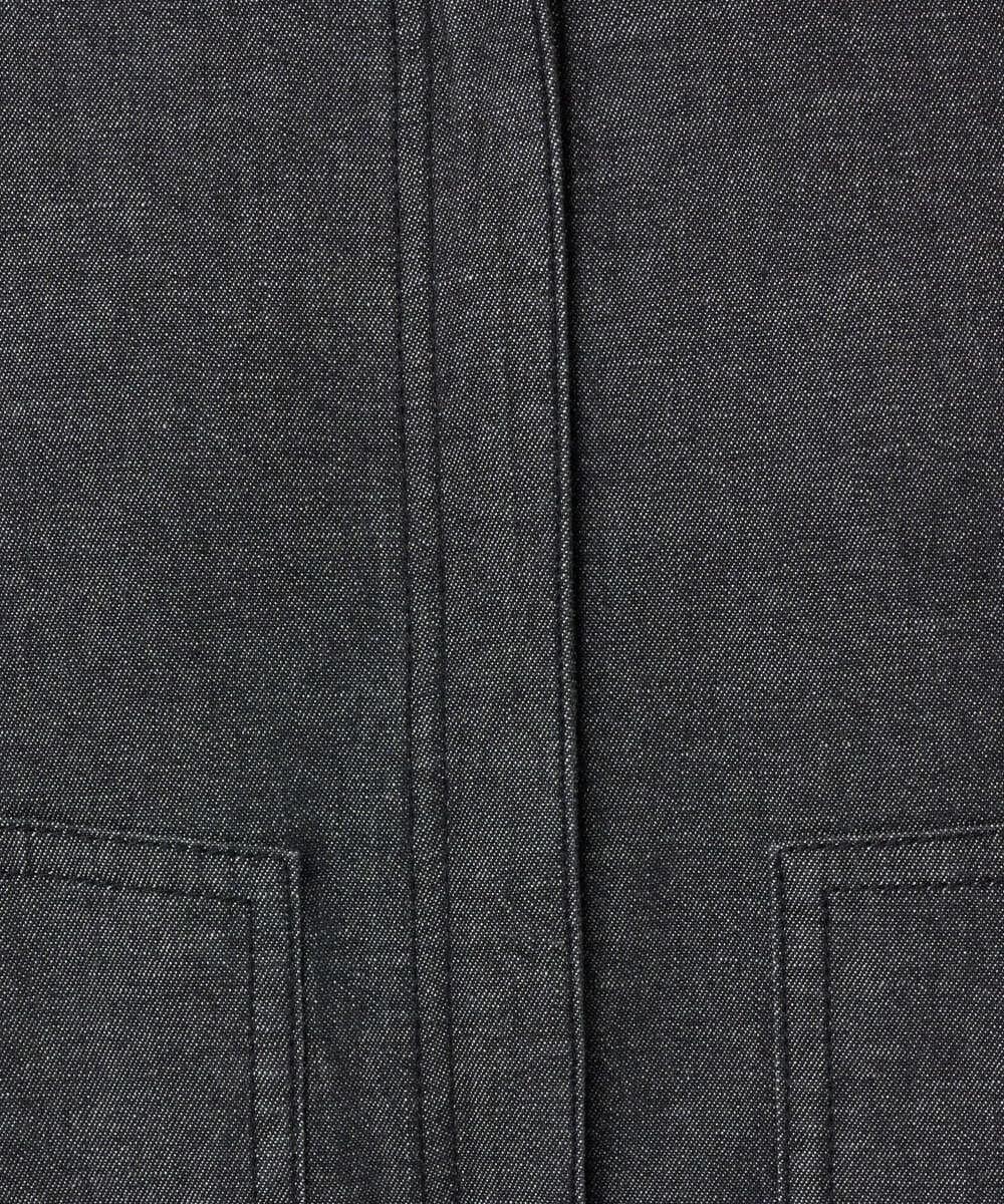 PHJJB40330 GEORGES RECH(小さいサイズ)(メゾン ドゥ サンク)  [セットアップ対応]ノーカラーブラックデニムブルゾン ブラック