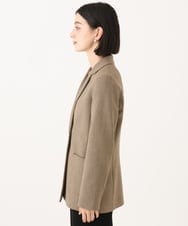 PHJJE18450 GEORGES RECH(小さいサイズ)(メゾン ドゥ サンク)  [セットアップ対応]ガングラブチェックダブルブレストジャケット ベージュ