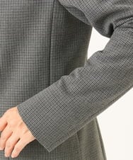 PHJJE18450 GEORGES RECH(小さいサイズ)(メゾン ドゥ サンク)  [セットアップ対応]ガングラブチェックダブルブレストジャケット ベージュ