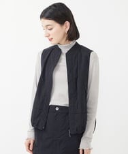 PHJJV01330 GEORGES RECH(小さいサイズ)(メゾン ドゥ サンク)  [セットアップ対応]シャンブレージップアップベスト ベージュ