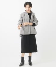 PHJJV24450 GEORGES RECH(小さいサイズ)(メゾン ドゥ サンク) シャイニータフタジャケット グリーン