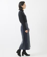 PHKAB13150 GEORGES RECH(小さいサイズ)(メゾン ドゥ サンク) カシミヤ混ボトルネックジャージーカットソー ライトグレー