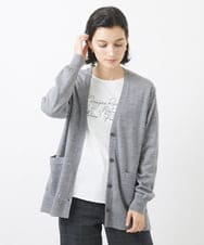 PHKAB25180 GEORGES RECH(小さいサイズ)(メゾン ドゥ サンク) ラメプリントラインストーンロゴカットソー ホワイト
