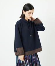 PHKAD01230 GEORGES RECH(小さいサイズ)(メゾン ドゥ サンク) ダンボールハイネックプルオーバー ネイビー