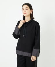 PHKAD01230 GEORGES RECH(小さいサイズ)(メゾン ドゥ サンク) ダンボールハイネックプルオーバー ネイビー