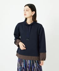 PHKAD01230 GEORGES RECH(小さいサイズ)(メゾン ドゥ サンク) ダンボールハイネックプルオーバー ネイビー