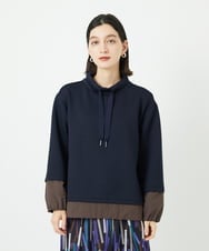 PHKAD01230 GEORGES RECH(小さいサイズ)(メゾン ドゥ サンク) ダンボールハイネックプルオーバー ネイビー