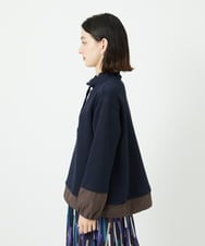 PHKAD01230 GEORGES RECH(小さいサイズ)(メゾン ドゥ サンク) ダンボールハイネックプルオーバー ネイビー