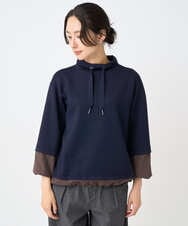 PHKAD01270 GEORGES RECH(小さいサイズ)(メゾン ドゥ サンク) ダンボールハイネックプルオーバー ネイビー