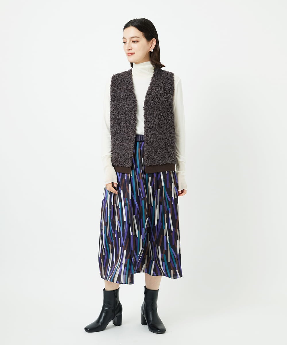 PHKAD12180 GEORGES RECH(小さいサイズ)(メゾン ドゥ サンク) カシミヤハイネックチュールカットソー グリーン