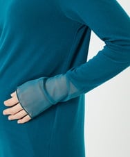 PHKAD12180 GEORGES RECH(小さいサイズ)(メゾン ドゥ サンク) カシミヤハイネックチュールカットソー グリーン