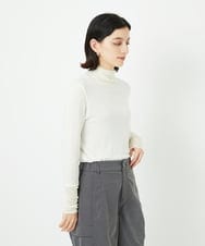 PHKAD12180 GEORGES RECH(小さいサイズ)(メゾン ドゥ サンク) カシミヤハイネックチュールカットソー ホワイト